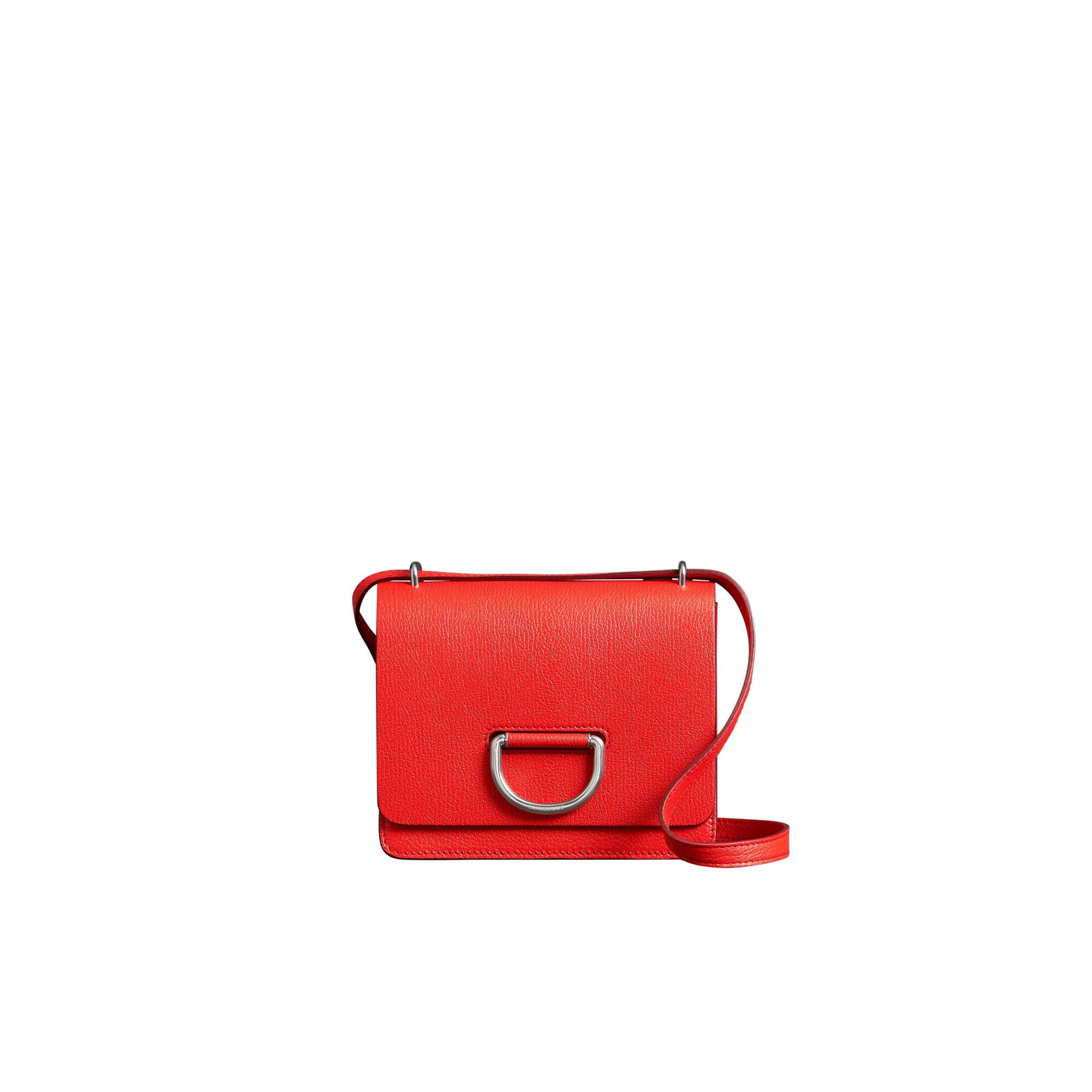 BRIGHT RED Petit sac The D-ring en cuir