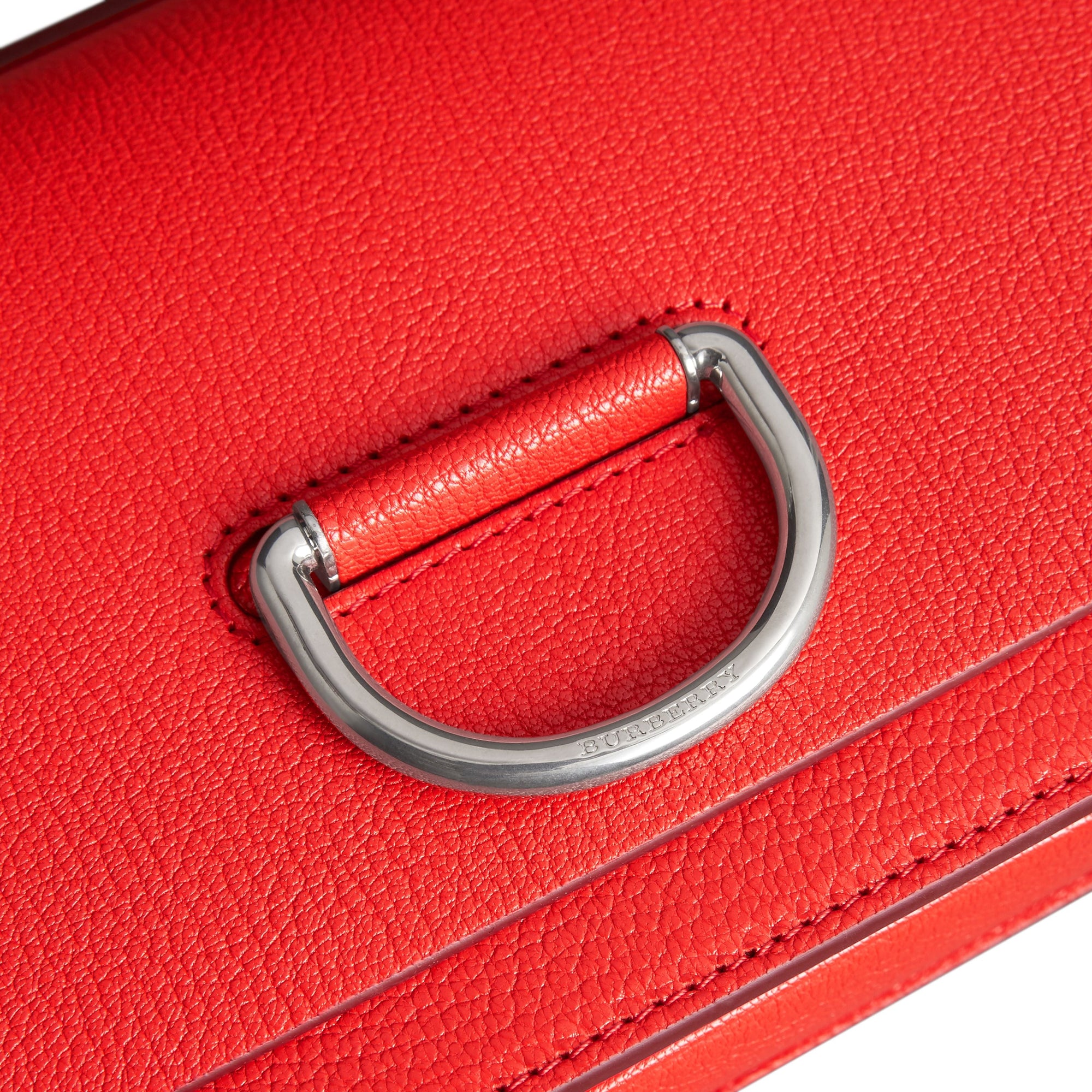 BRIGHT RED Petit sac The D-ring en cuir