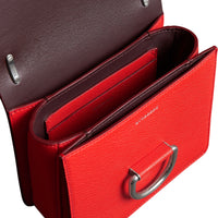 BRIGHT RED Petit sac The D-ring en cuir