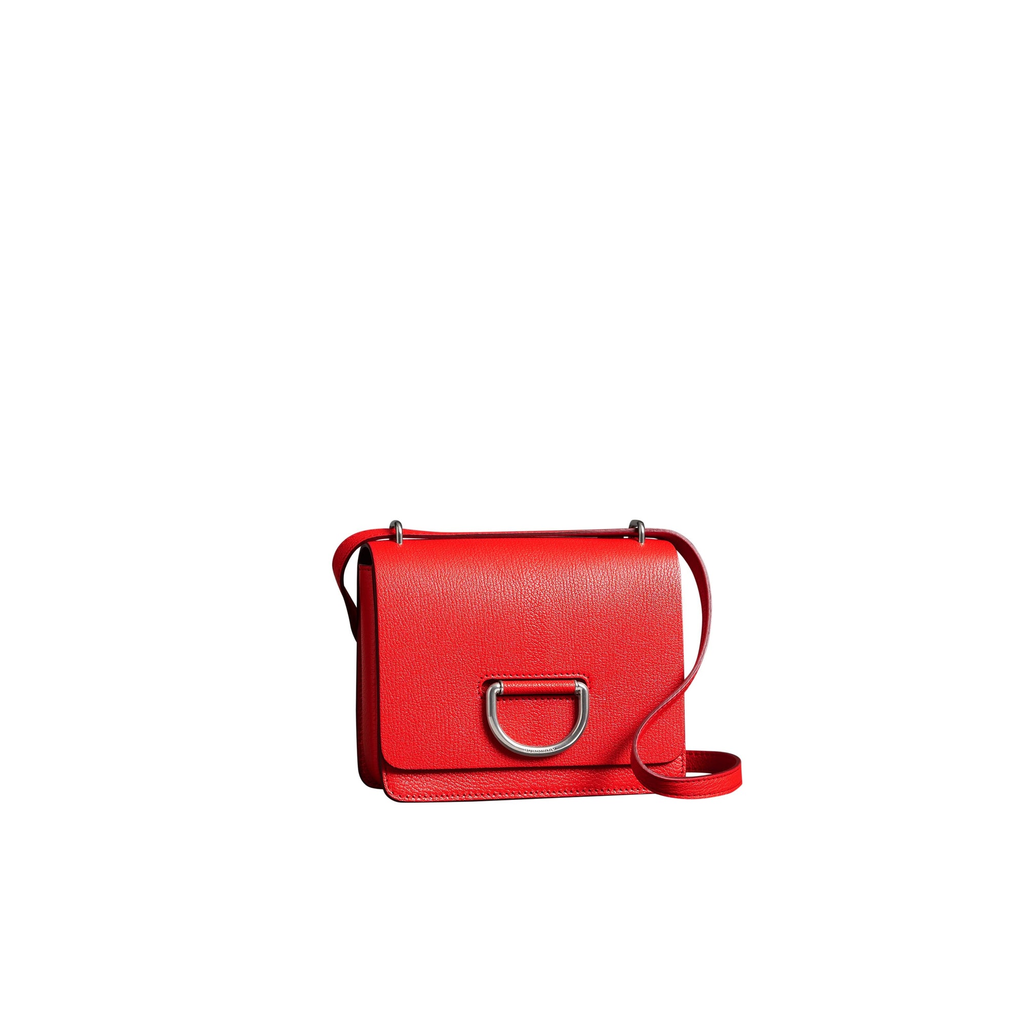 BRIGHT RED Petit sac The D-ring en cuir