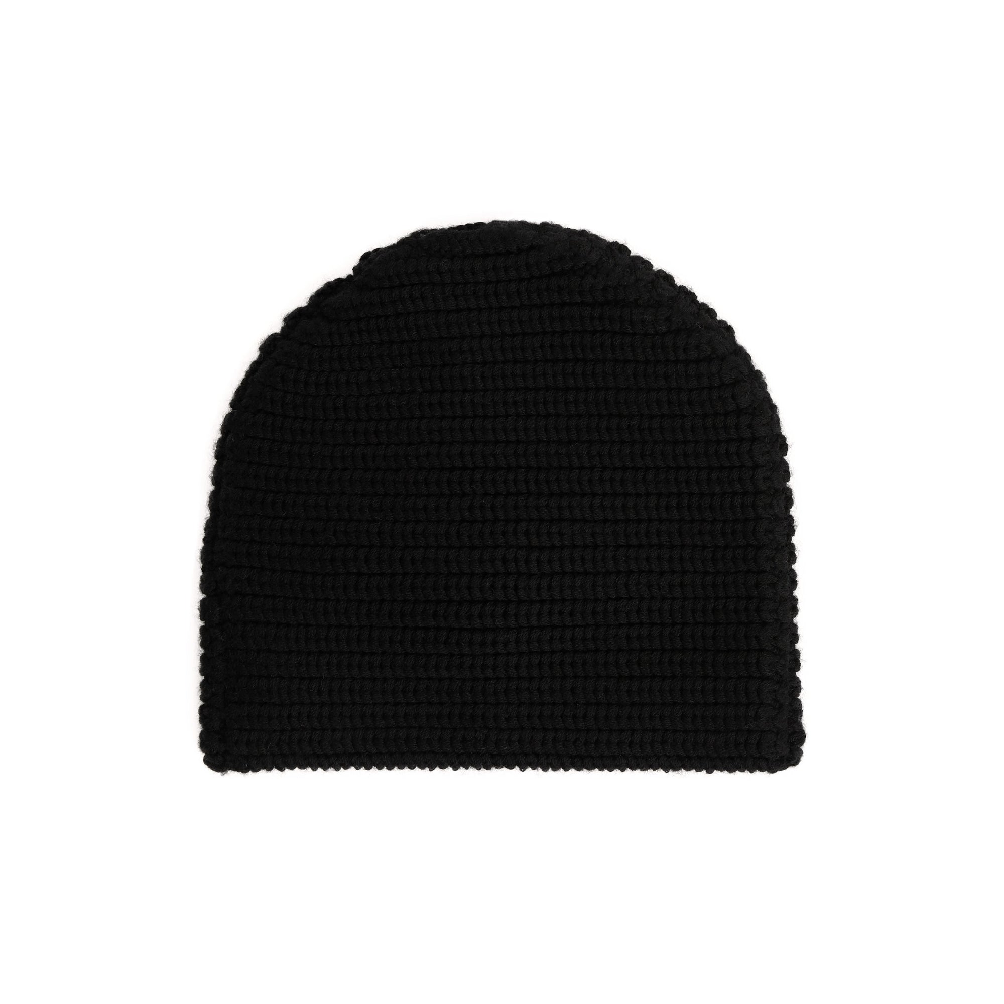 BLACK Bonnet en laine rayé avec logo