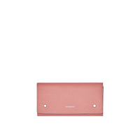 DUSTY ROSE Portefeuille continental en cuir bicolore