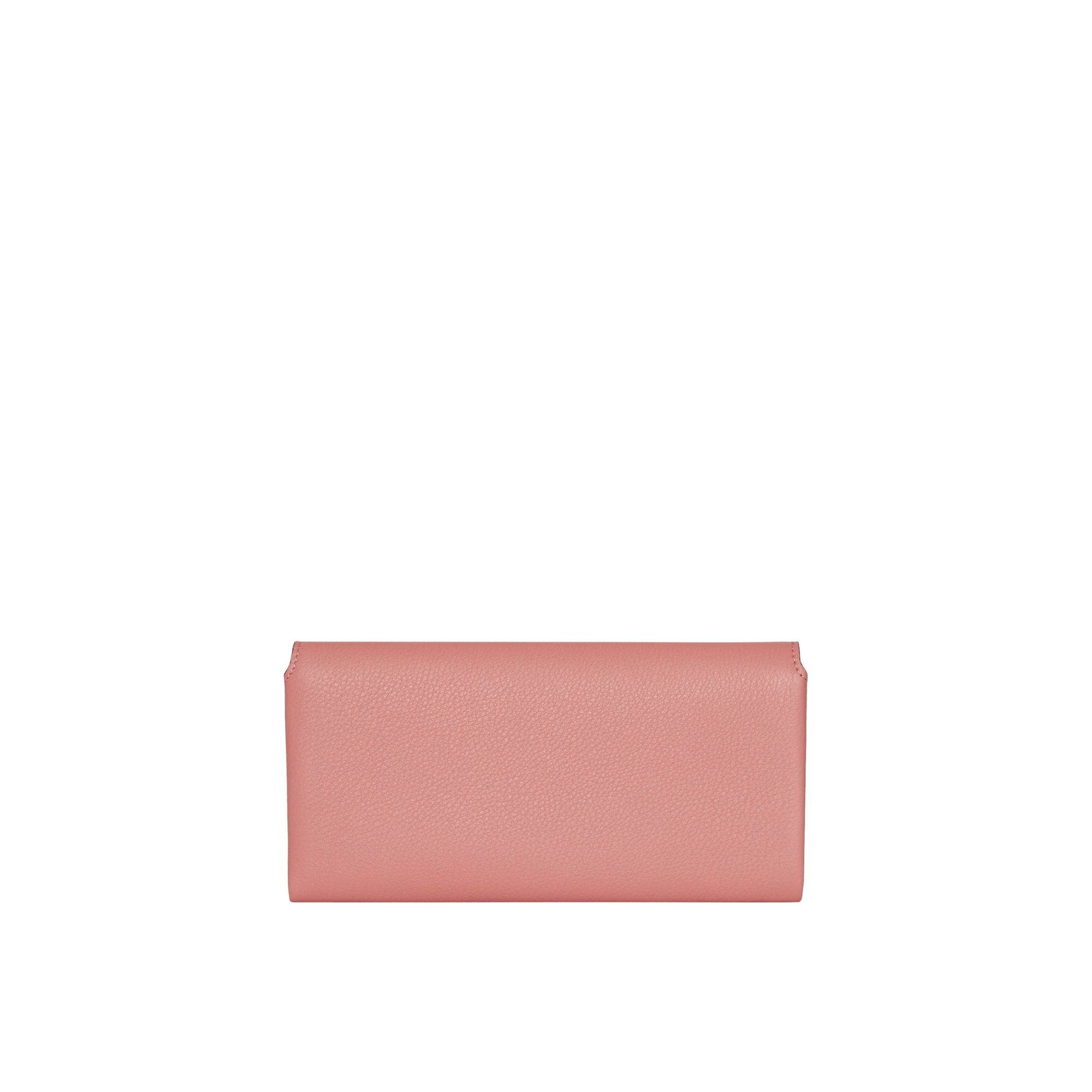DUSTY ROSE Portefeuille continental en cuir bicolore