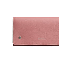 DUSTY ROSE Portefeuille continental en cuir bicolore