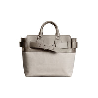MINERAL GREY Sac The Belt moyen en toile et cuir