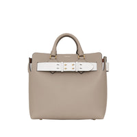 Sac The Belt moyen en cuir - Gris Minéral