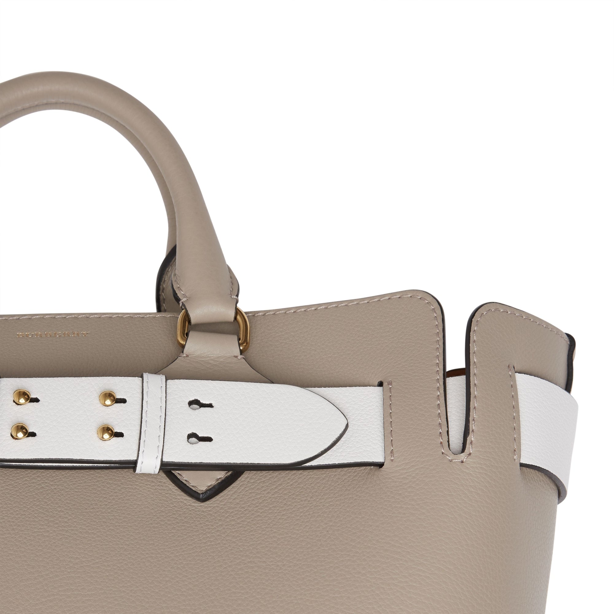 Sac The Belt moyen en cuir - Gris Minéral