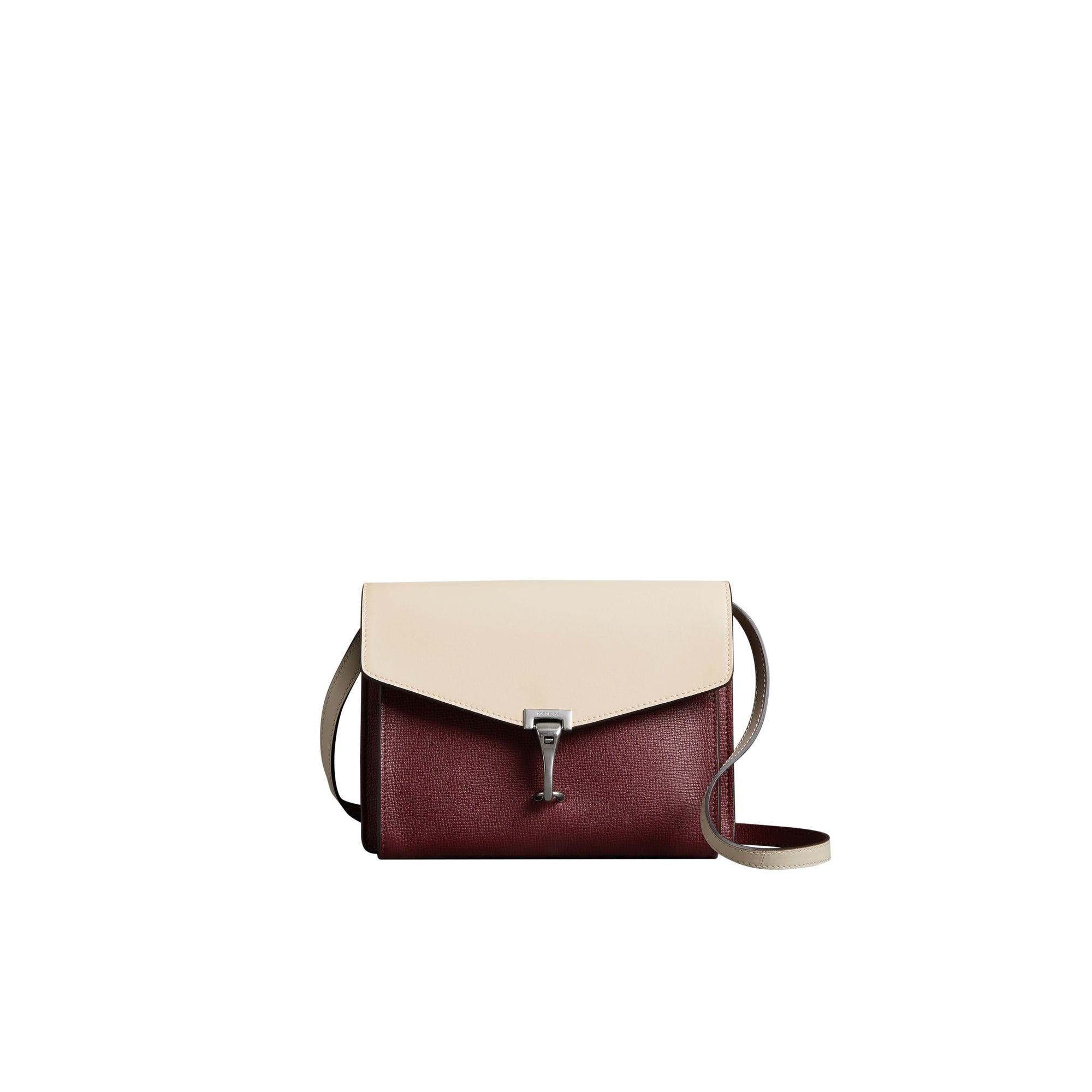 MAHOGANY RED/LMSTN Sac à bandoulière en cuir bicolore