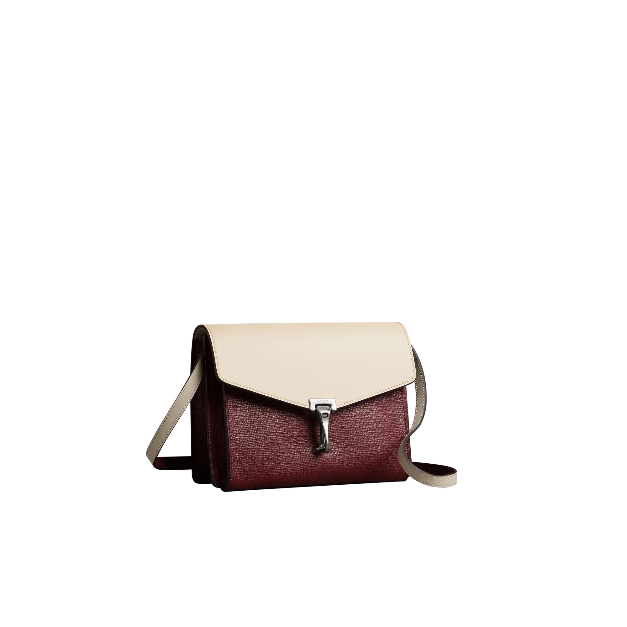 MAHOGANY RED/LMSTN Sac à bandoulière en cuir bicolore