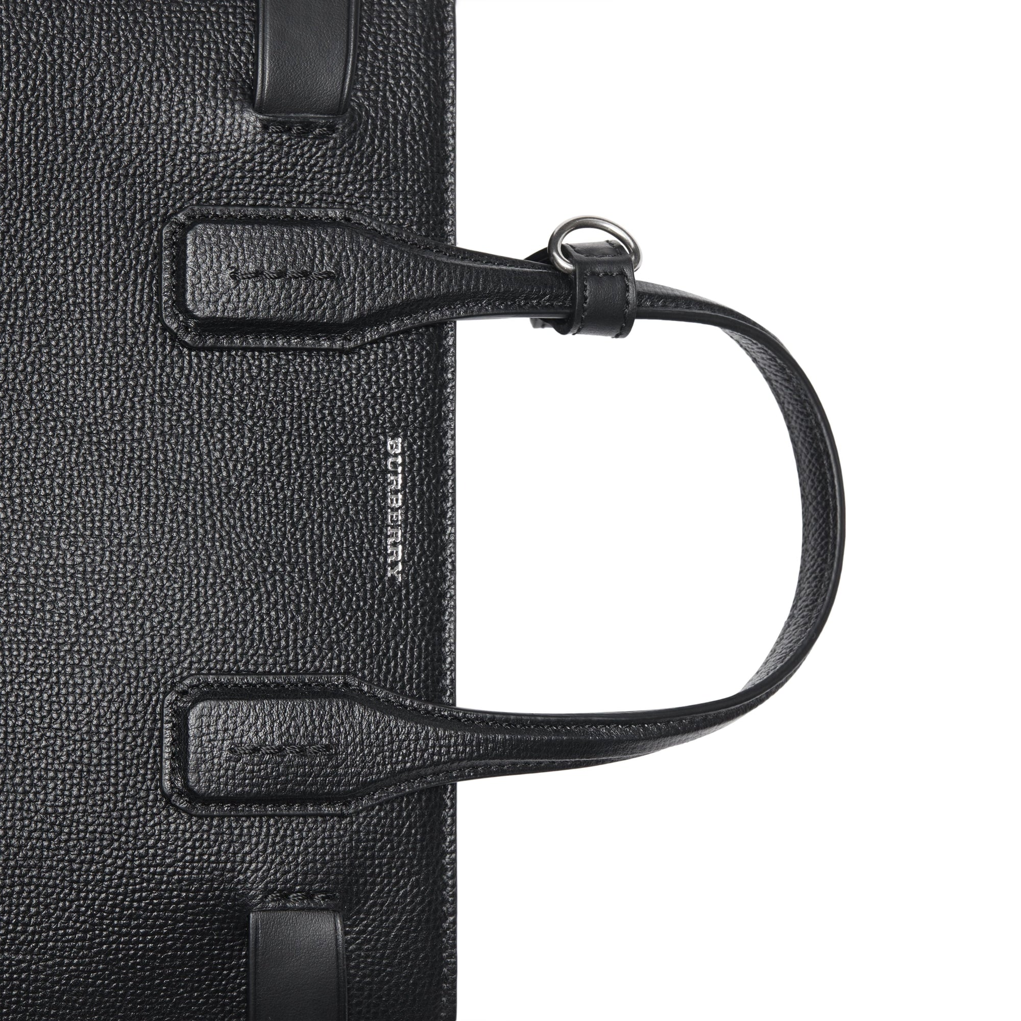 BLACK Petit sac The Banner en cuir avec Vintage check