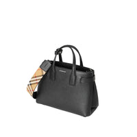 BLACK Petit sac The Banner en cuir avec Vintage check