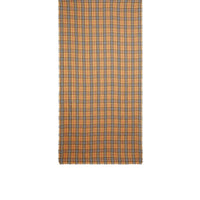 Écharpe légère en cachemire à motif Vintage check - Jaune Antique