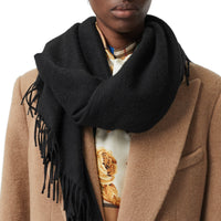 BLACK Bandana Burberry en cachemire brodé