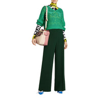 LIMESTONE/DUSTY ROS Petit sac The Belt en cuir tricolore