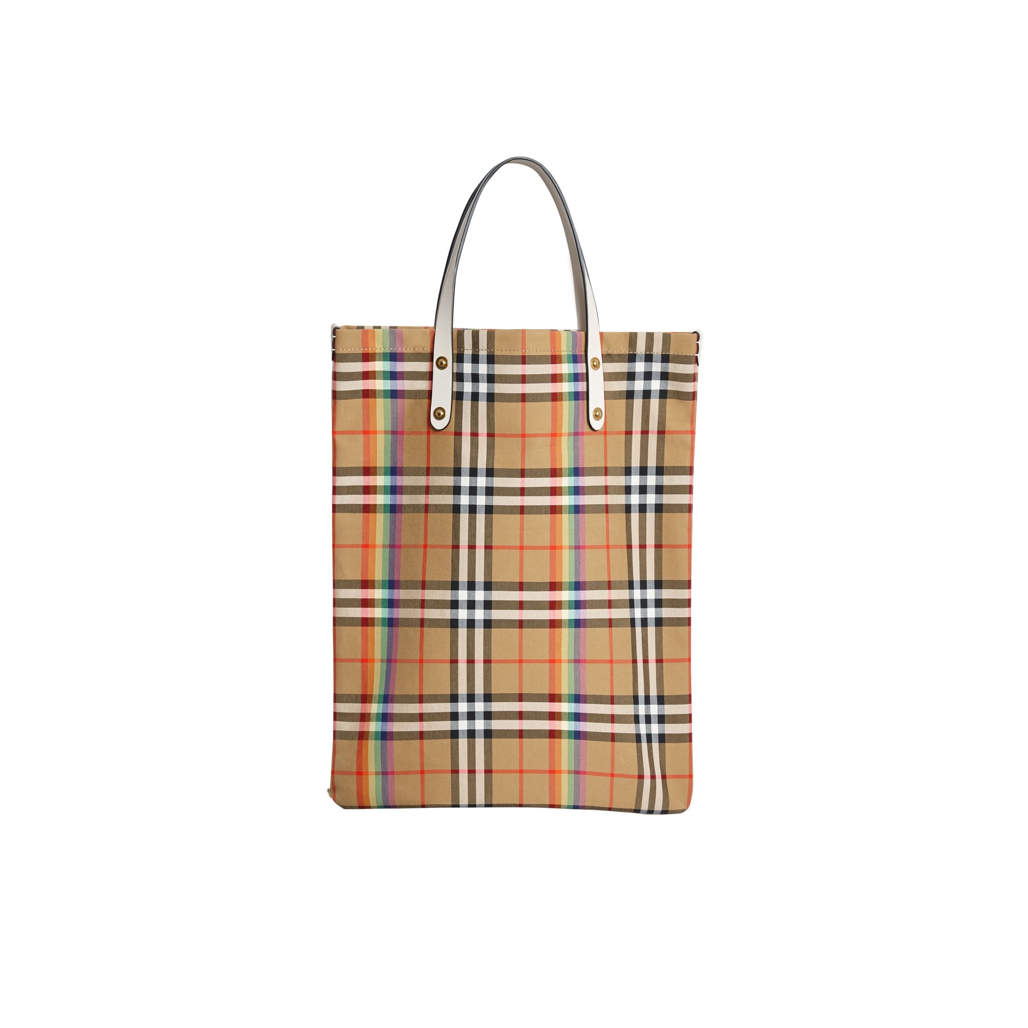 NATURAL Sac shopper moyen à motif Rainbow Vintage check