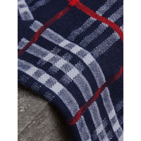 NAVY Socquettes en coton mélangé à motif Vintage check
