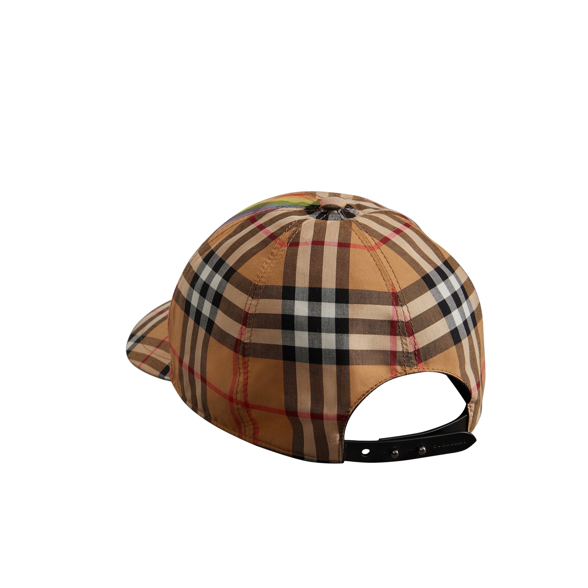 ANTQ YELLOW/RAINBOW Casquette de baseball à motif Rainbow Vintage check