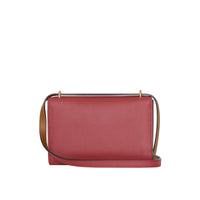 CRIMSON Portefeuille en cuir avec écusson estampé et sangle amovible