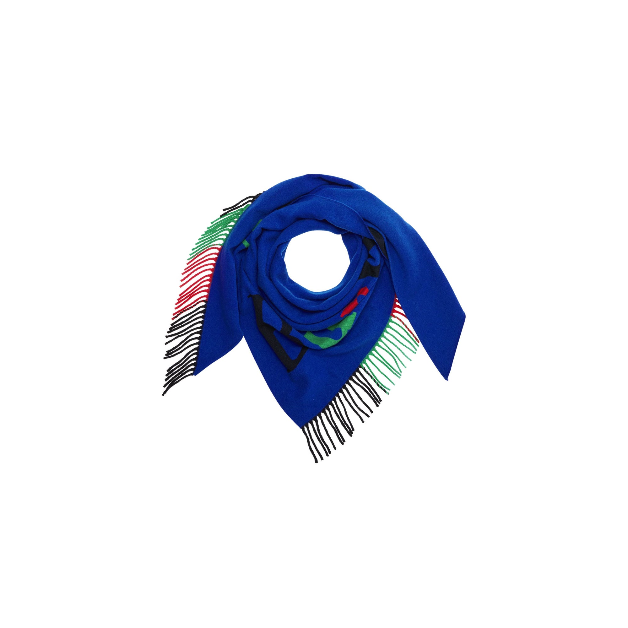 NAVY Bandana Burberry en laine et cachemire avec logo