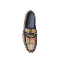 INK BLUE Mocassins à chaîne à motif check de 1983