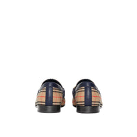 INK BLUE Mocassins à chaîne à motif check de 1983