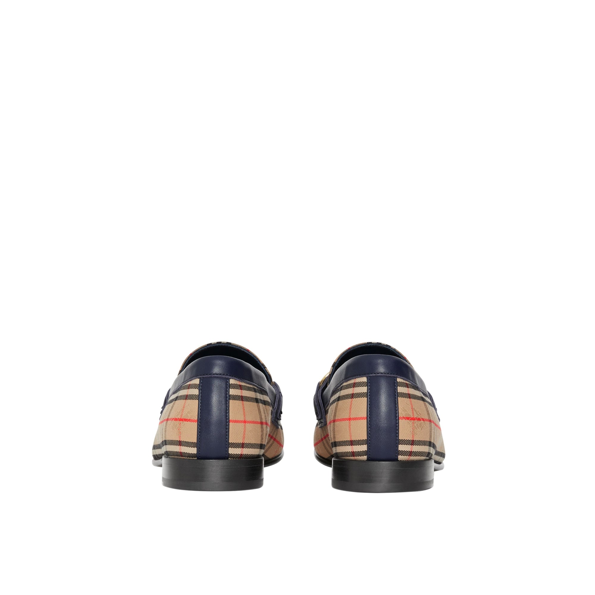 INK BLUE Mocassins à chaîne à motif check de 1983