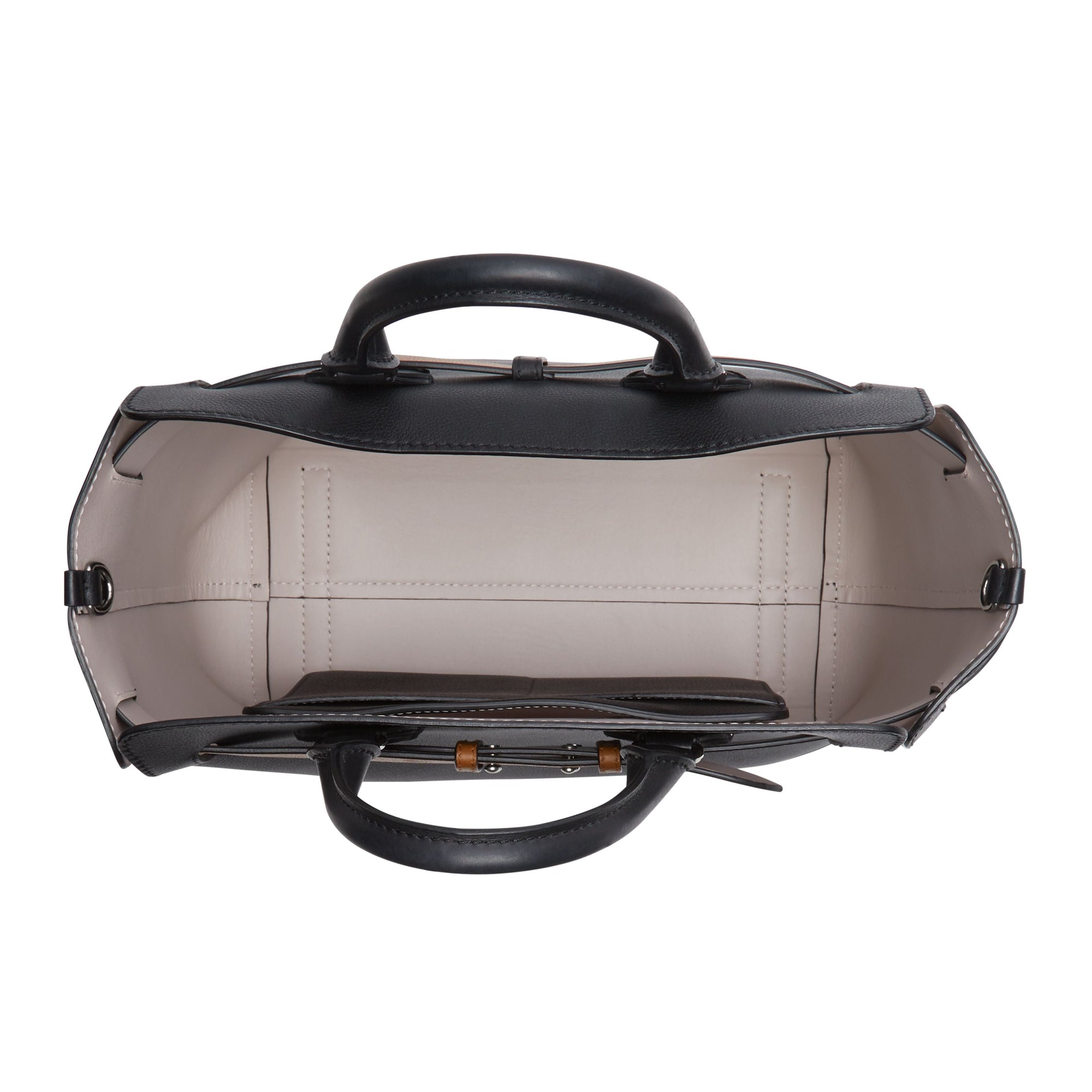 BLACK 2 Sac The Belt moyen en cuir