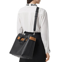BLACK 2 Sac The Belt moyen en cuir