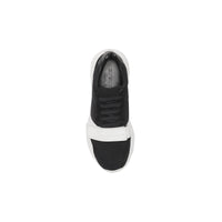 BLACK/OPTIC WHITE Sneakers en cuir velours, néoprène et cuir