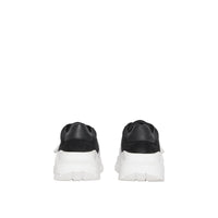 BLACK/OPTIC WHITE Sneakers en cuir velours, néoprène et cuir