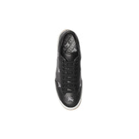 BLACK Sneakers en cuir avec logo imprimé