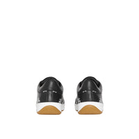 BLACK Sneakers en cuir avec logo imprimé