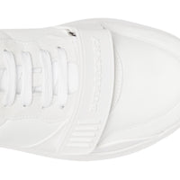 OPT WHITE/OPT WHITE Sneakers en cuir velours, néoprène et cuir