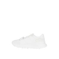 OPT WHITE/OPT WHITE Sneakers en cuir velours, néoprène et cuir
