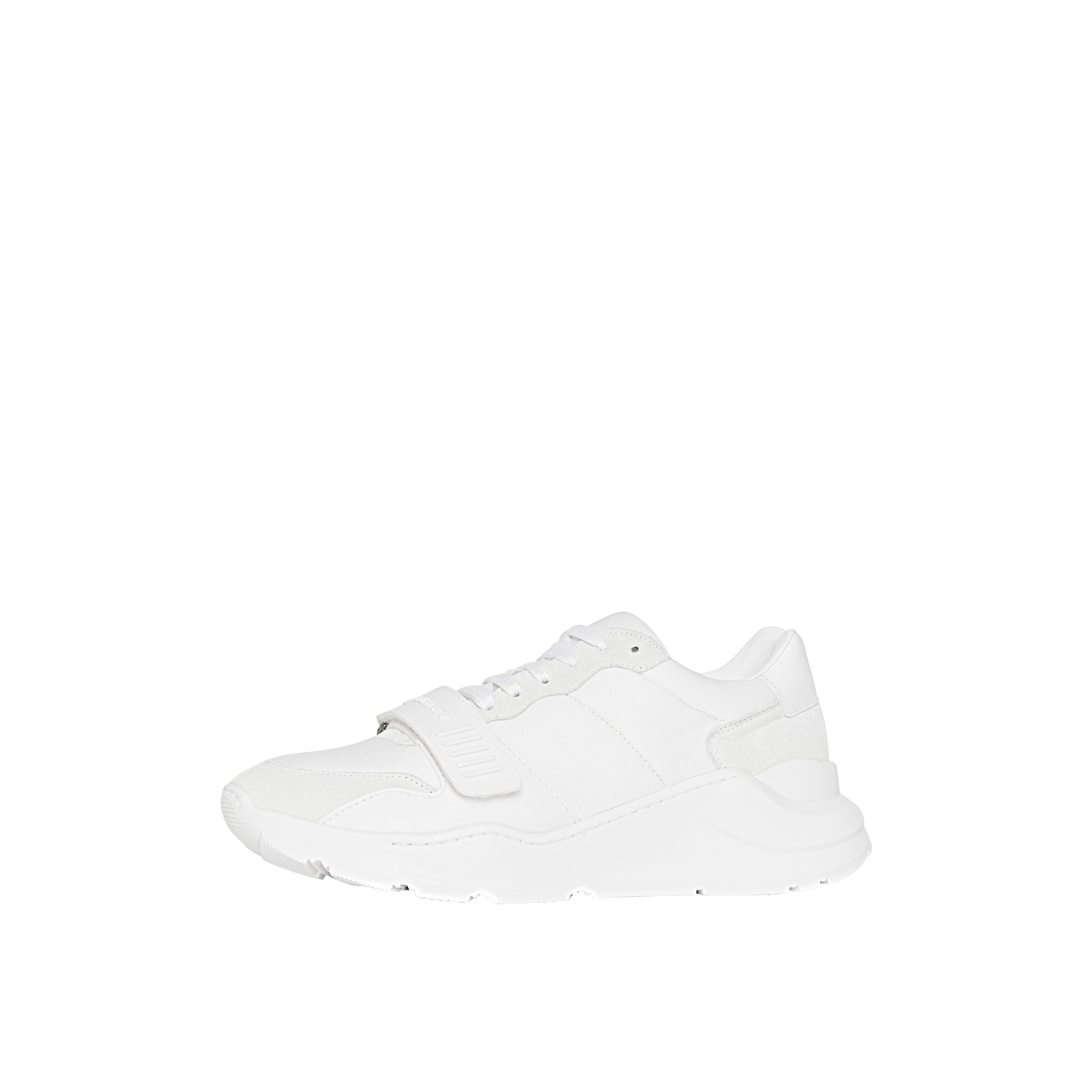 OPT WHITE/OPT WHITE Sneakers en cuir velours, néoprène et cuir
