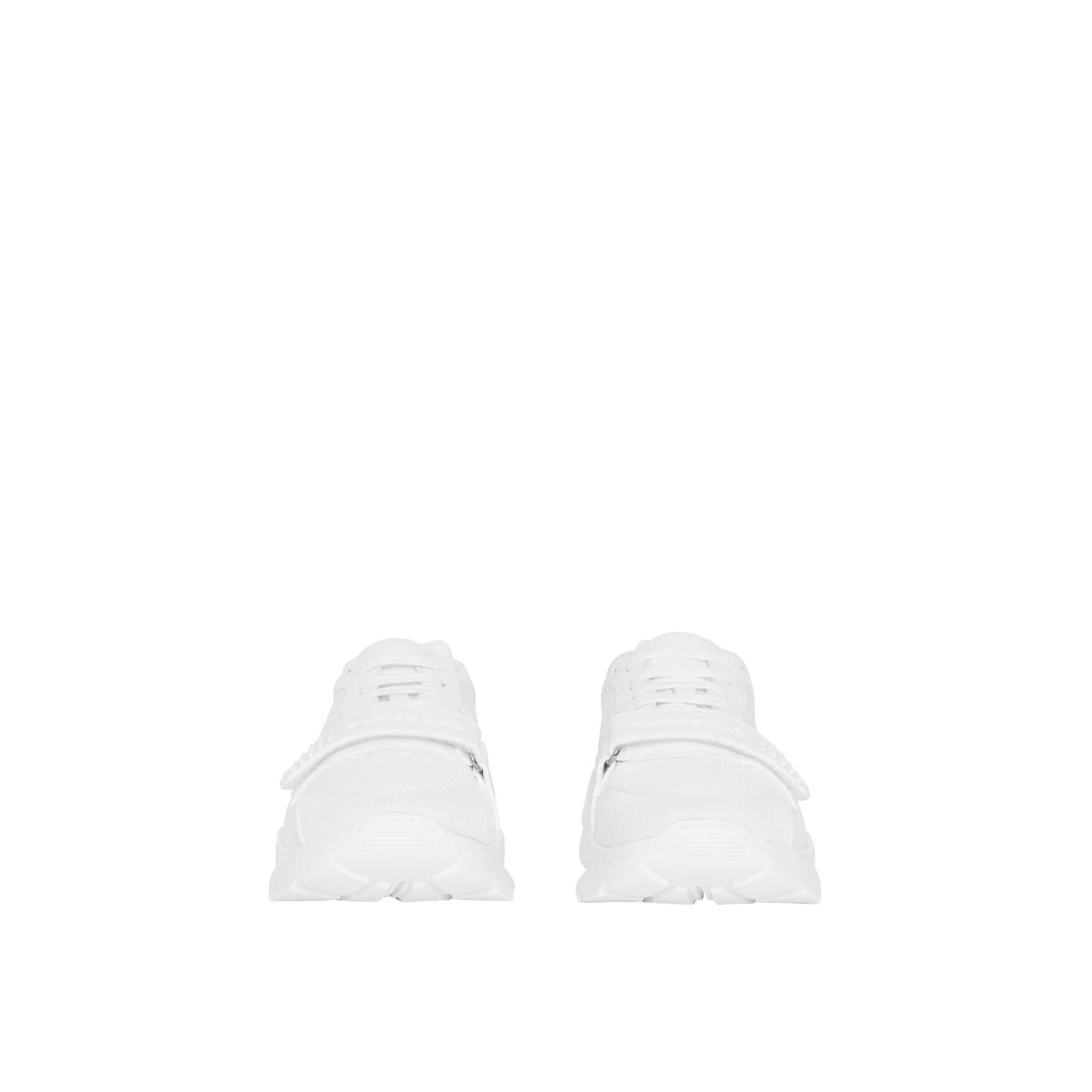 OPT WHITE/OPT WHITE Sneakers en cuir velours, néoprène et cuir