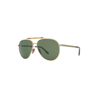 Lunettes de soleil aviateur avec double pont - Vert