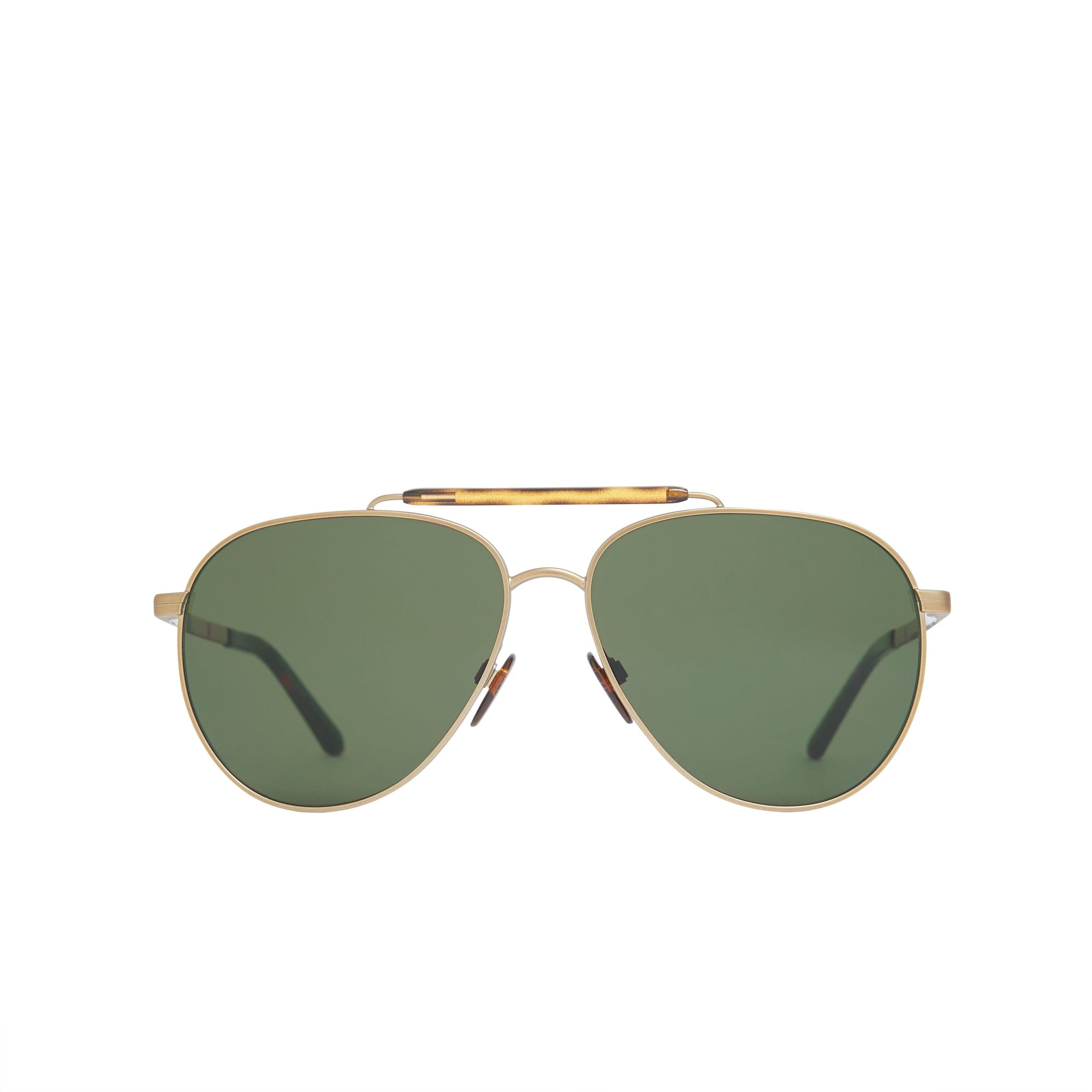 Lunettes de soleil aviateur avec double pont - Vert
