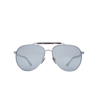 Lunettes de soleil aviateur avec double pont - Gris