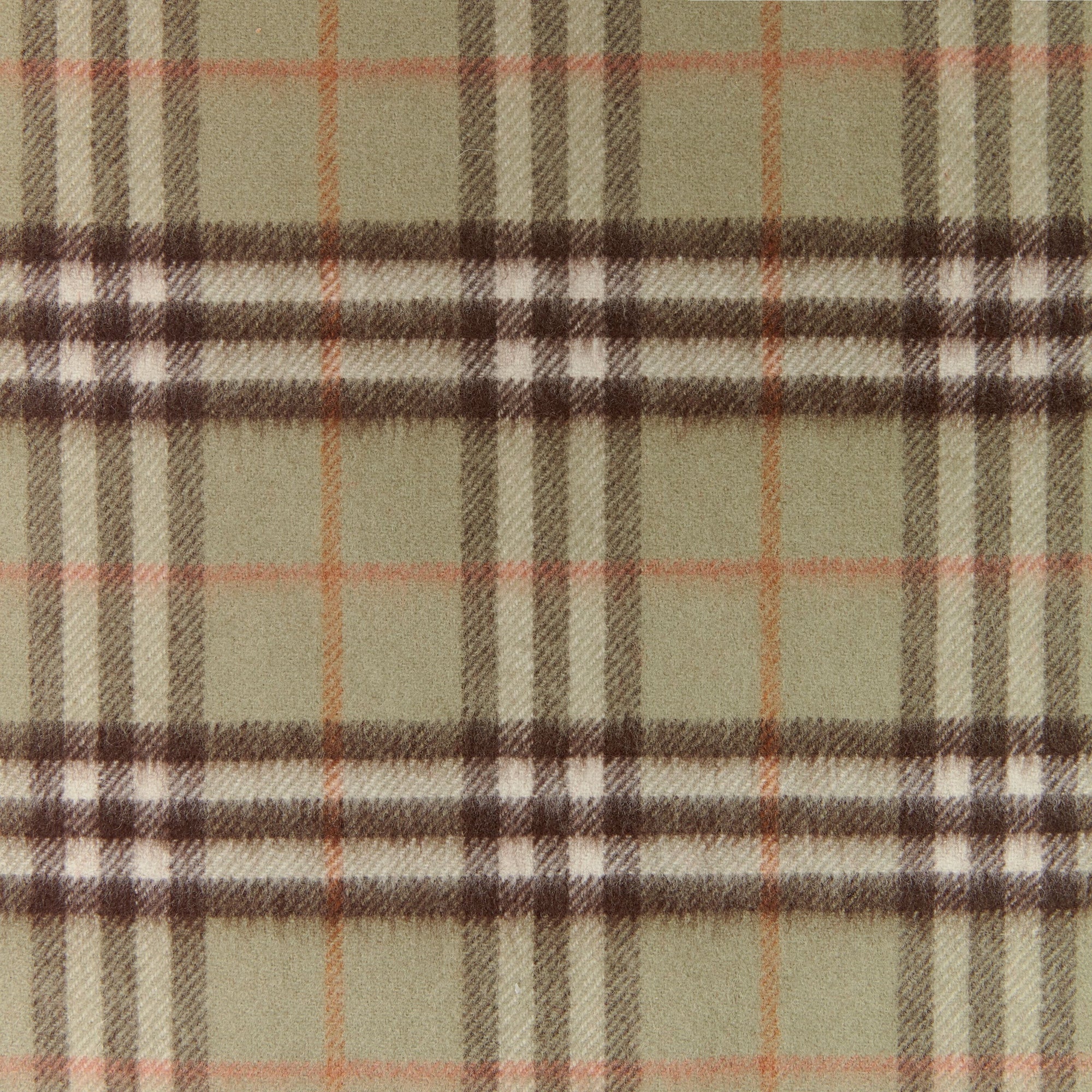 PALE POWDER GREEN Écharpe classique en cachemire Vintage check