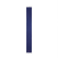 BRIGHT NAVY Écharpe brodée en cachemire molletonné