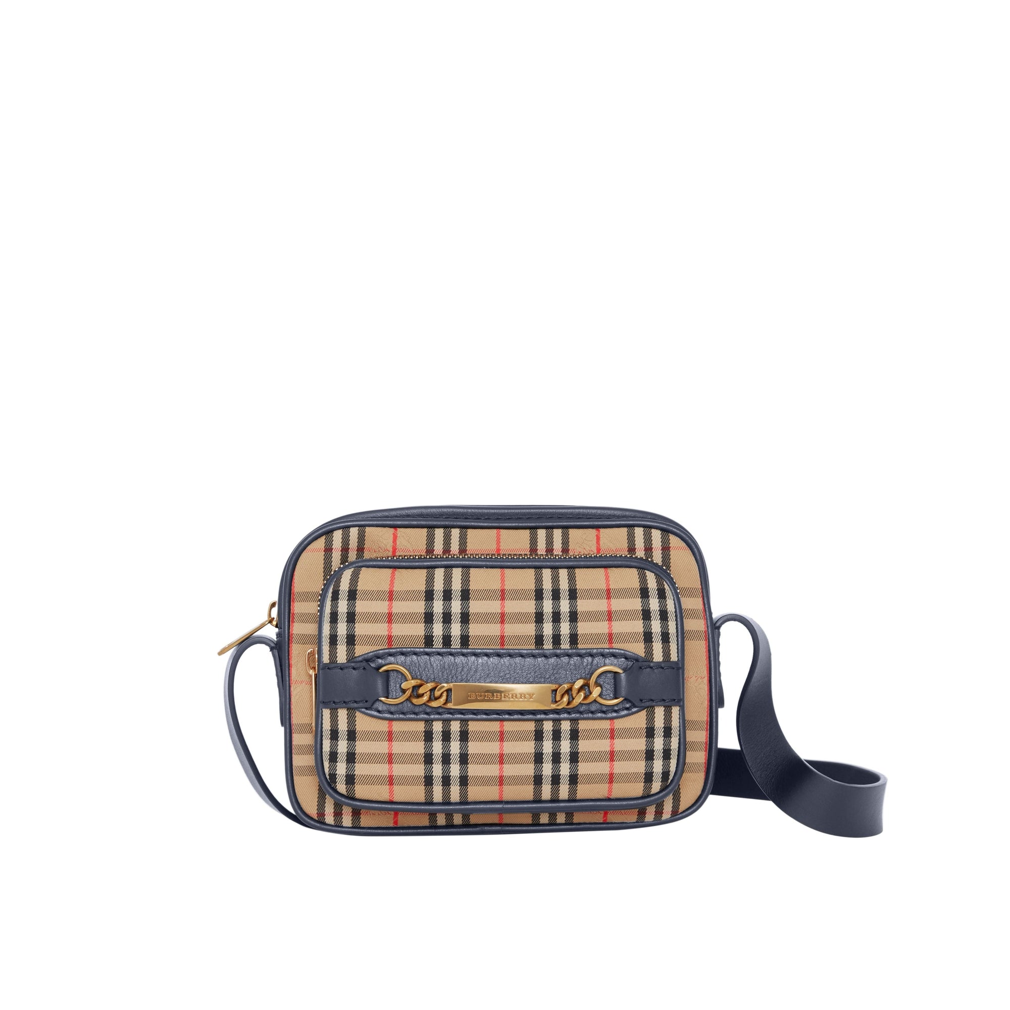 INK BLUE Sac caméra The Link à motif check de 1983