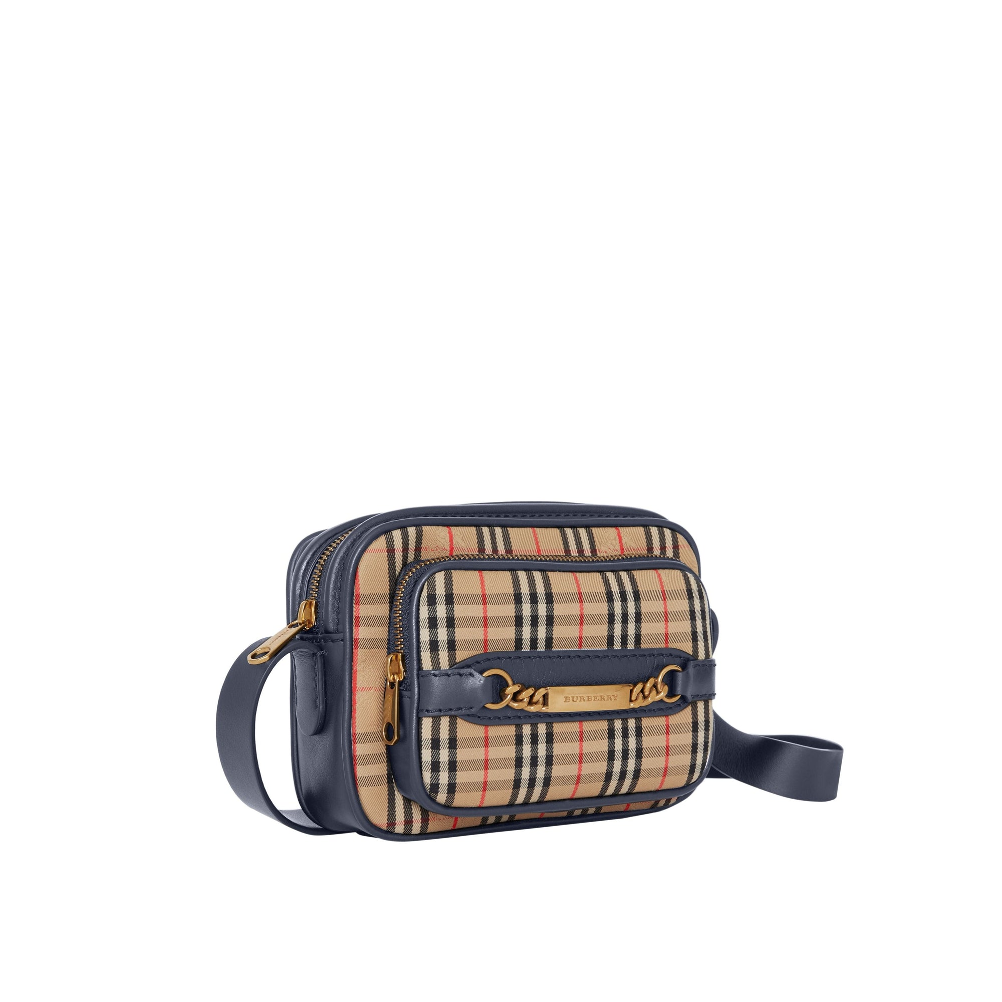 INK BLUE Sac caméra The Link à motif check de 1983