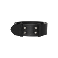 Ceinture en cuir grainé pour petit sac the belt - Noir