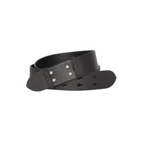 Ceinture du sac the belt moyen en cuir grainé - Noir
