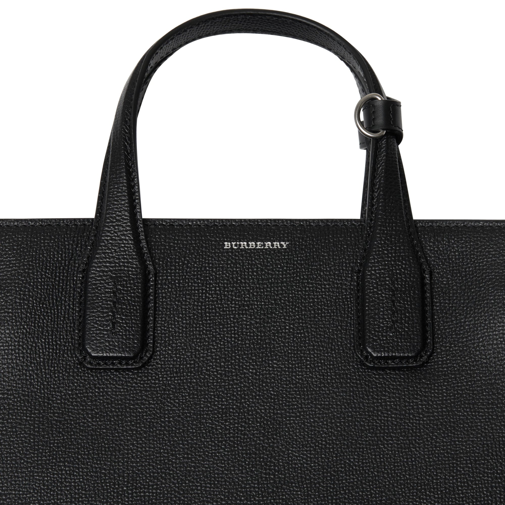 BLACK Sac The Banner moyen en cuir avec sangle à œillets