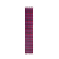 DARK VIOLET Écharpe classique en cachemire à motif Vintage check
