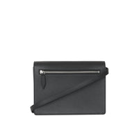 BLACK Petit sac à bandoulière en cuir et à motif Vintage check