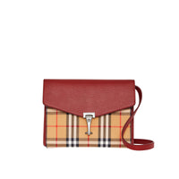 CRIMSON Petit sac à bandoulière en cuir et à motif Vintage check