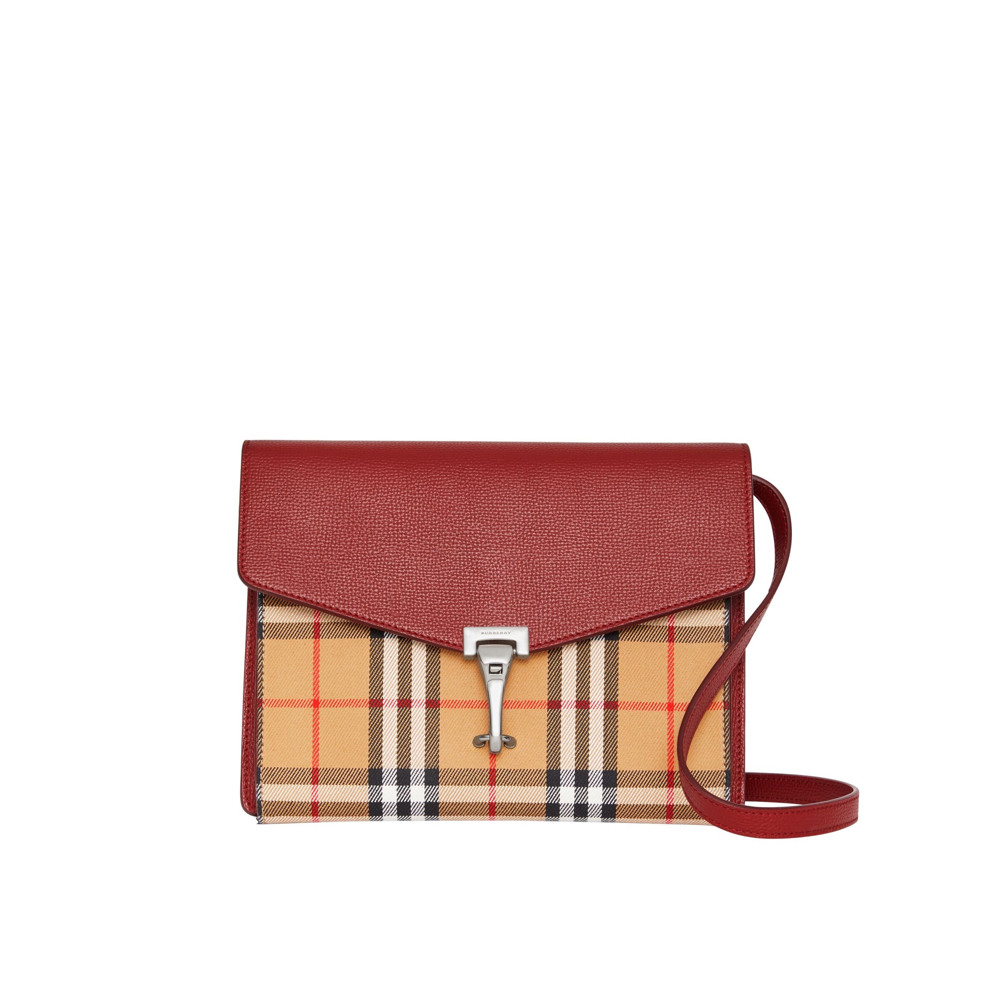 CRIMSON Petit sac à bandoulière en cuir et à motif Vintage check